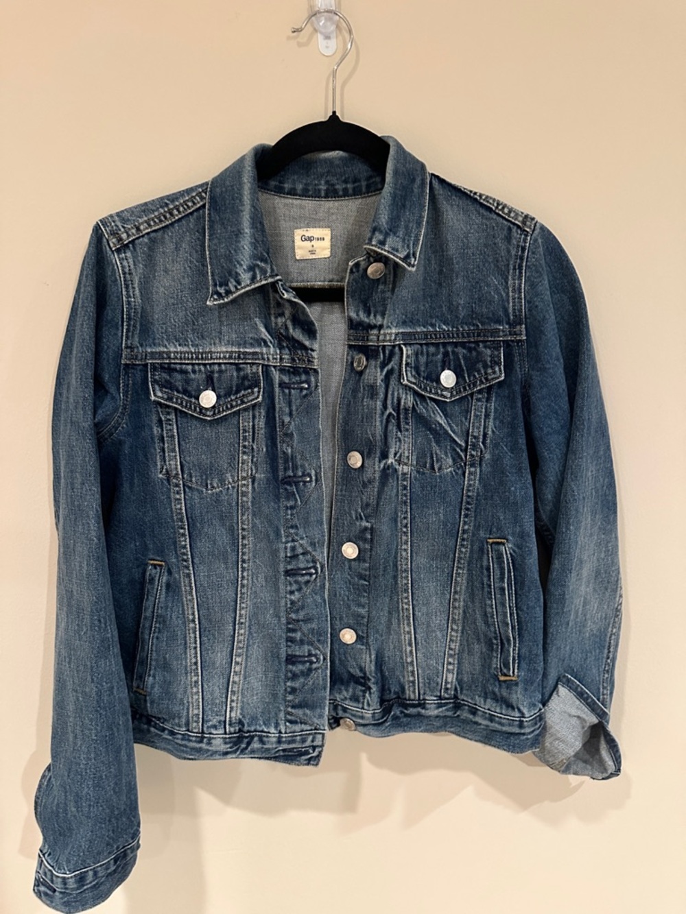 GAP Medium Wash Blue Denim Jacket